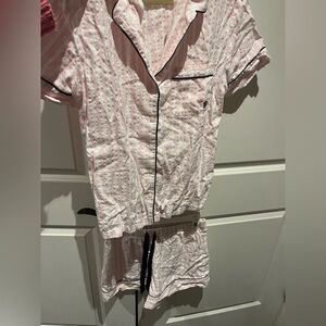Victoria’s Secret Pink Striped Short PJ Set